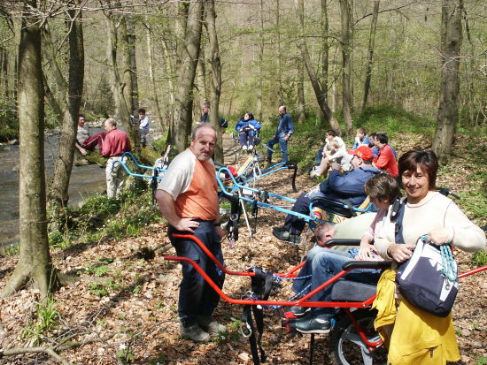 Randonnée sportive avec joëlettes, Solwaster 2005