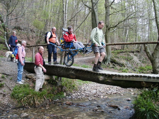 Randonnée sportive avec joëlettes, Solwaster 2005