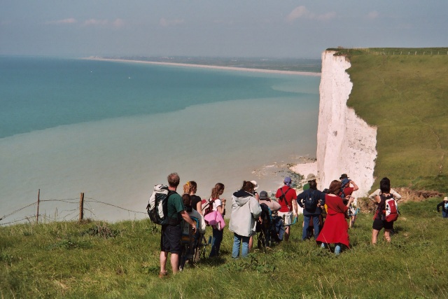 Randonnée avec joëlettes en Baie de Somme, 2005