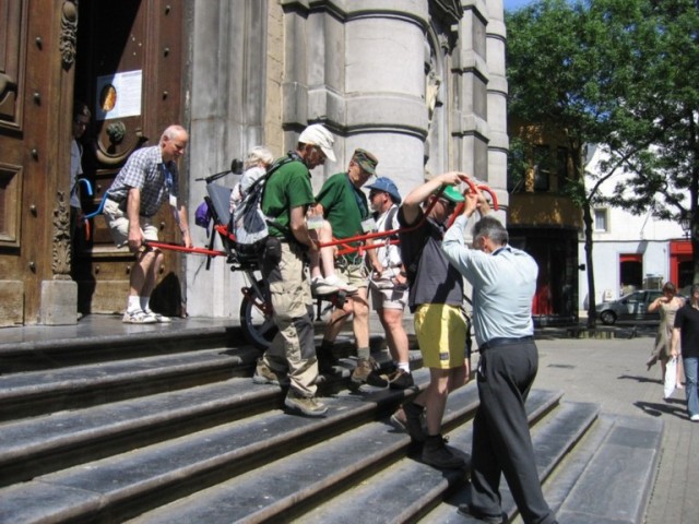 Grand rallye joëlettes à Namur, 2006