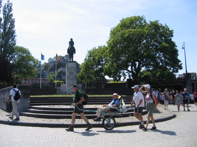 Grand rallye joëlettes à Namur, 2006