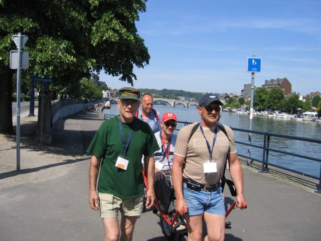 Grand rallye joëlettes à Namur, 2006