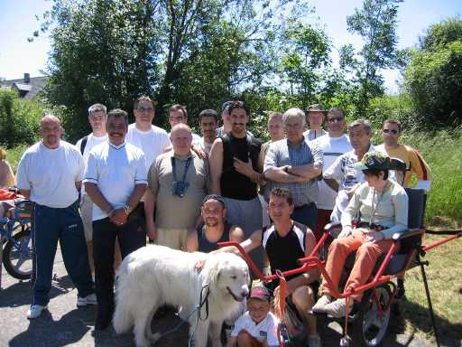 Grand rallye joëlettes à Namur, 2006