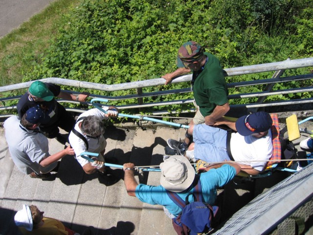 Grand rallye joëlettes à Namur, 2006