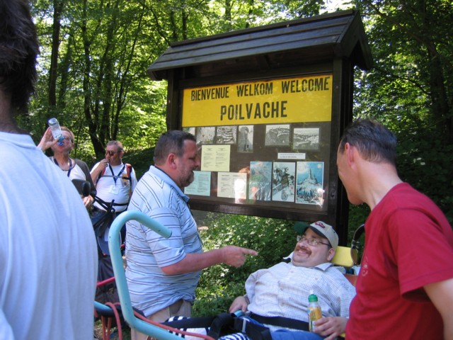 Grand rallye joëlettes à Namur, 2006