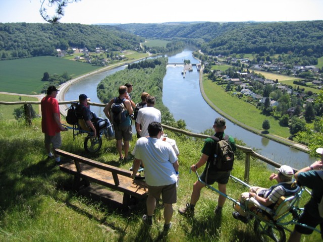 Grand rallye joëlettes à Namur, 2006