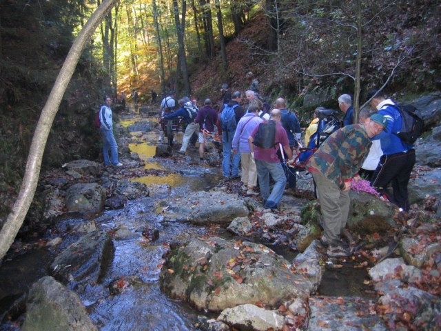 Randonnées très sportives avec joëlettes dans le Ninglinspo en 2007