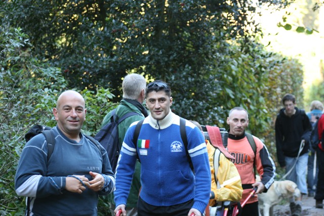 Randonnées très sportives avec joëlettes dans le Ninglinspo en 2007