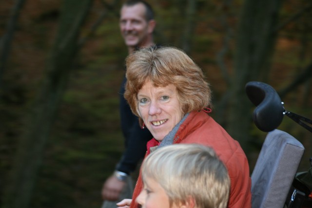 Randonnées très sportives avec joëlettes dans le Ninglinspo en 2007