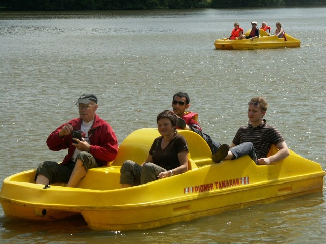 Randonnées sportives avec joëlettes en Petite Suisse luxembourgeoise en 2007