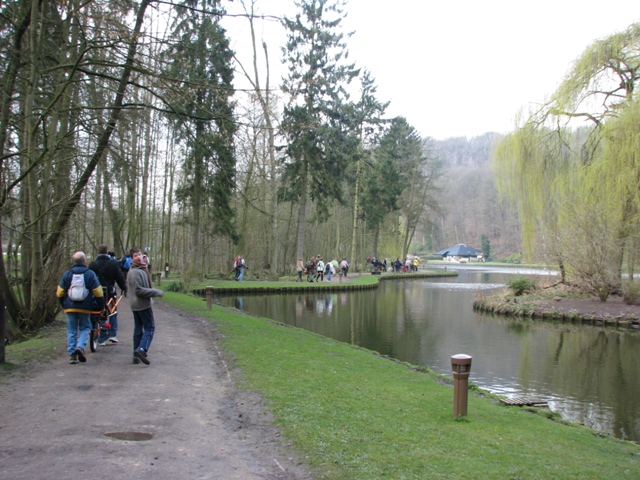 randonnée sportive avec joëlettes, Louvain-la-Neuve, 2011