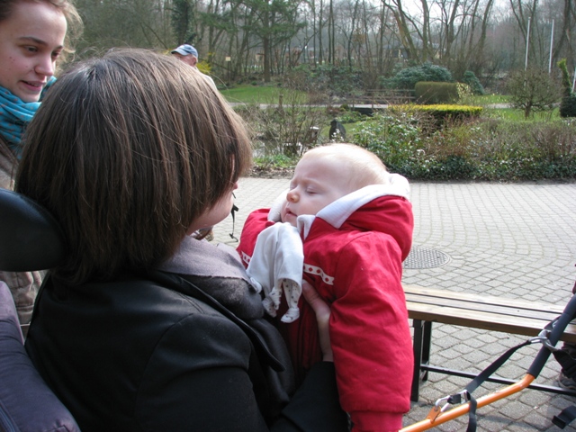 randonnée sportive avec joëlettes, Louvain-la-Neuve, 2011