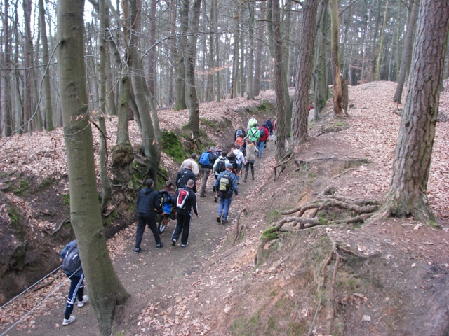 randonnée sportive avec joëlettes, Louvain-la-Neuve, 2011