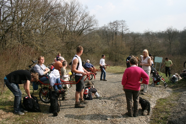 Randonnée sportive avec joëlettes à Bure, 2011