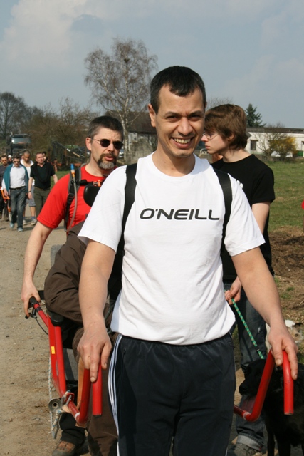 Randonnée sportive avec joëlettes à Bure, 2011