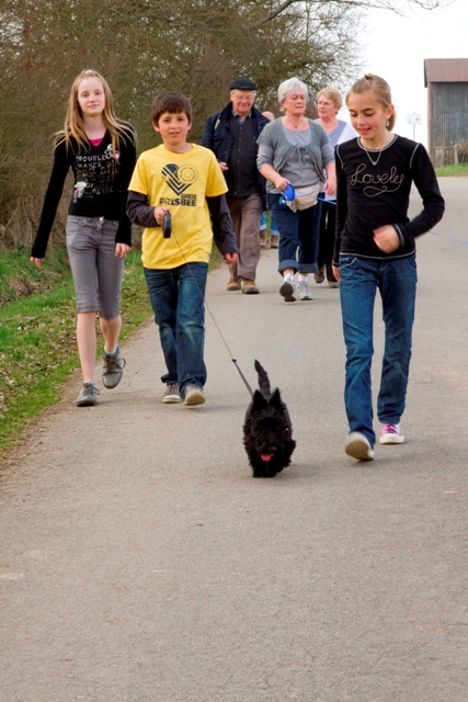 Randonnée sportive avec joëlettes, Bure, 2011