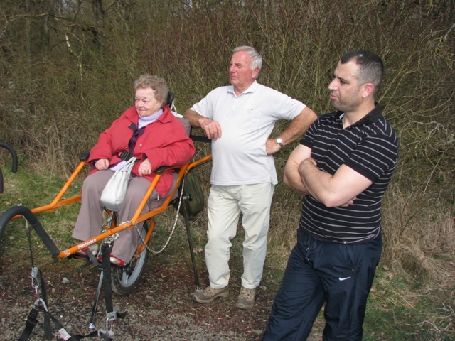 Randonnée sportive avec joëlettes, Bure, 2011