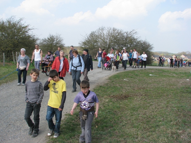 Randonnée sportive avec joëlettes, Bure, 2011