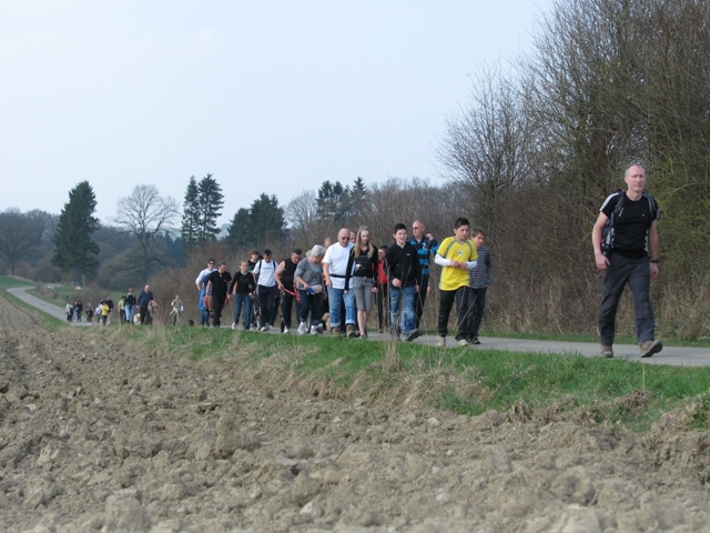 Randonnée sportive avec joëlettes, Bure, 2011