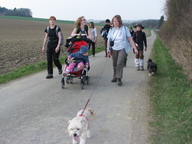 Randonnée sportive avec joëlettes, Bure, 2011