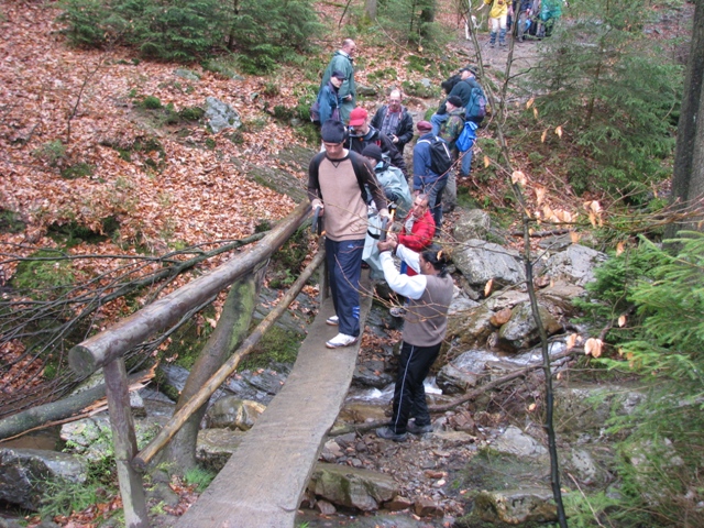 Randonnée sportive avec joëlettes, le Ninglinspo, 2011