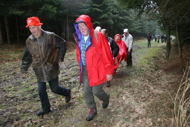 Randonnée sportive avec joëlettes, le Ninglinspo, 2011