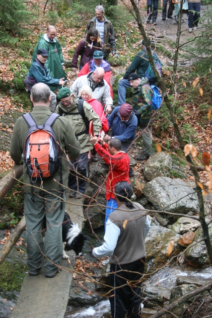 Randonnée sportive avec joëlettes, le Ninglinspo, 2011