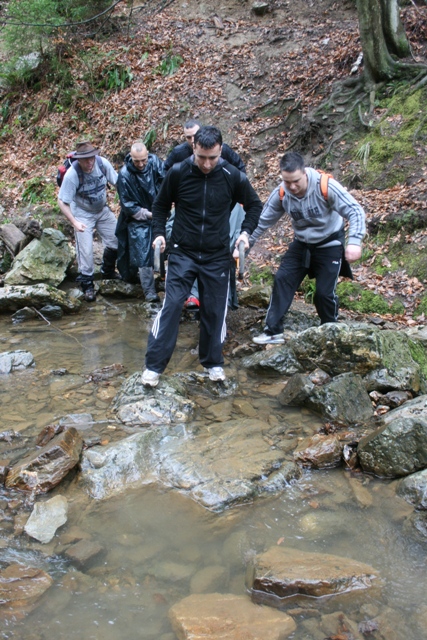 Randonnée sportive avec joëlettes, le Ninglinspo, 2011