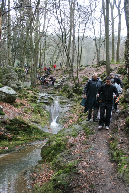 Randonnée sportive avec joëlettes, le Ninglinspo, 2011