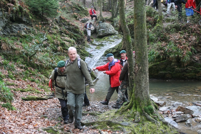 Randonnée sportive avec joëlettes, le Ninglinspo, 2011