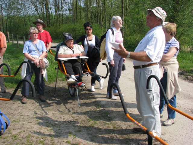 randonnée avec joëlettes, Zoutleeuw, 2011