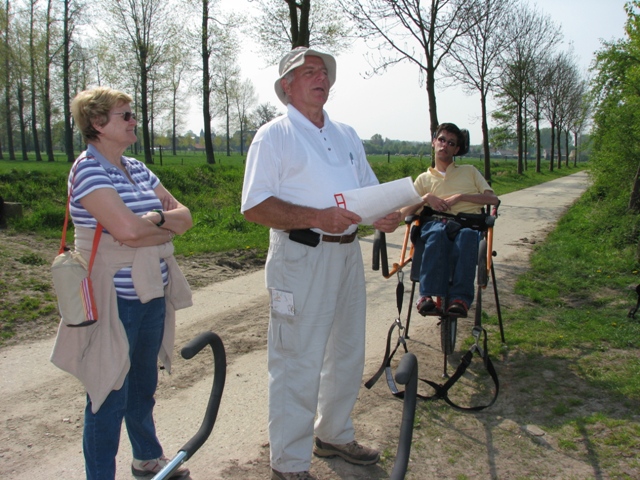 randonnée avec joëlettes, Zoutleeuw, 2011