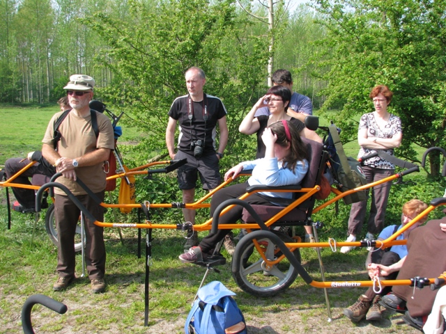 randonnée avec joëlettes, Zoutleeuw, 2011