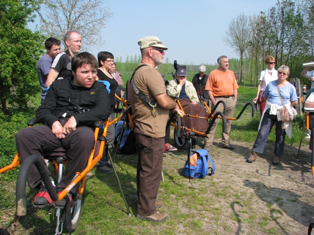 randonnée avec joëlettes, Zoutleeuw, 2011