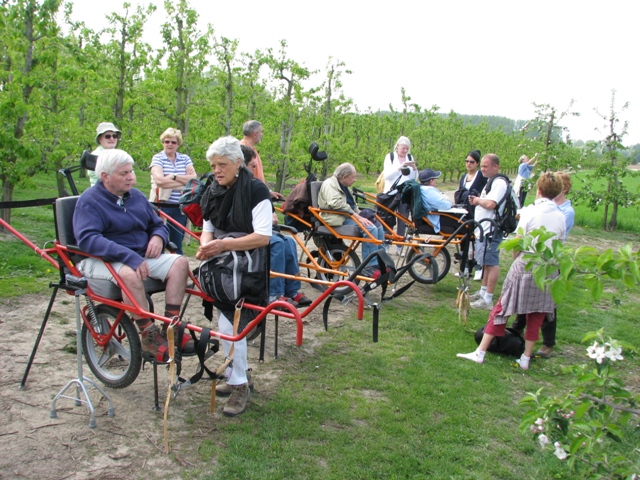 randonnée avec joëlettes, Zoutleeuw, 2011