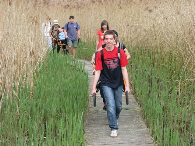 randonnée avec joëlettes, Zoutleeuw, 2011