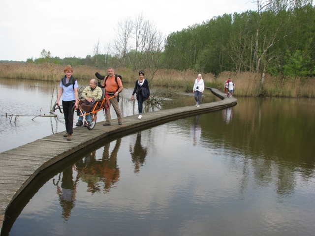 randonnée avec joëlettes, Zoutleeuw, 2011