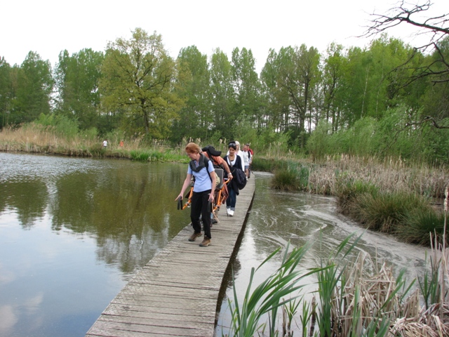 randonnée avec joëlettes, Zoutleeuw, 2011