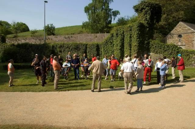 Randonnée sportive avec joëlettes, Villers-la-Ville, 2011