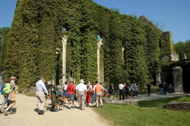 Randonnée sportive avec joëlettes, Villers-la-Ville, 2011