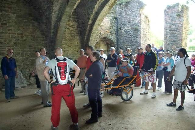 Randonnée sportive avec joëlettes, Villers-la-Ville, 2011