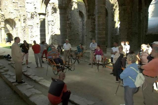 Randonnée sportive avec joëlettes, Villers-la-Ville, 2011