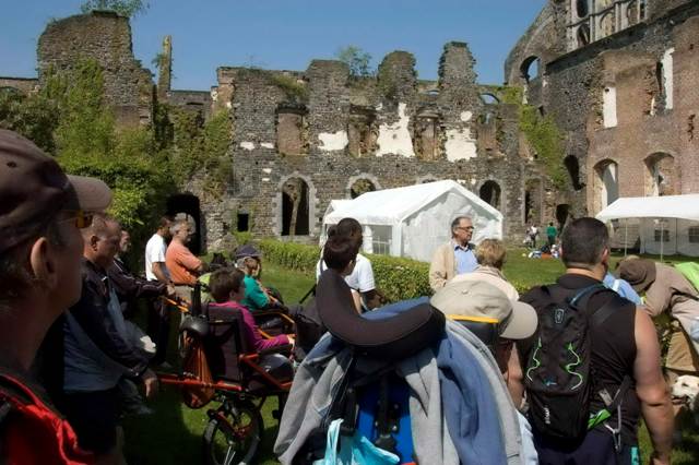 Randonnée sportive avec joëlettes, Villers-la-Ville, 2011