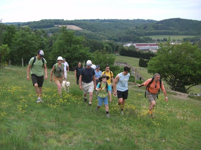 Randonnée sportive avec joëlettes, Trooz, 2011