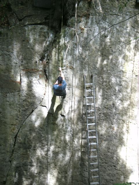 Randonnée sportive avec joëlettes, Trooz, 2011