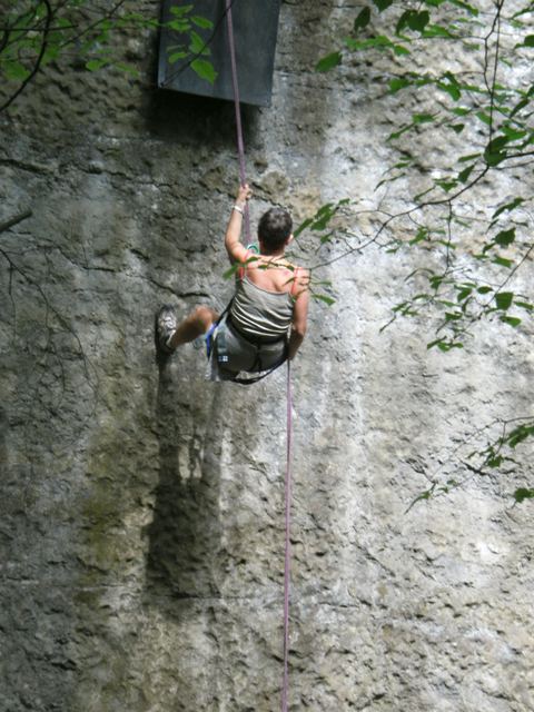 Randonnée sportive avec joëlettes, Trooz, 2011