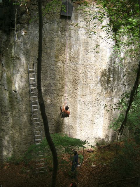 Randonnée sportive avec joëlettes, Trooz, 2011