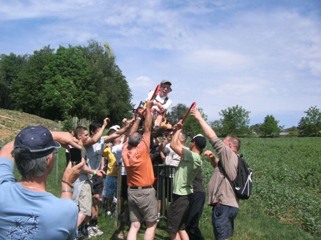 Randonnée sportive avec joëlettes, Trooz, 2011