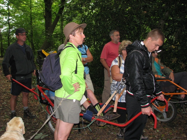 Randonnée sportive avec joëlettes, Braine-le-Comte,  2011