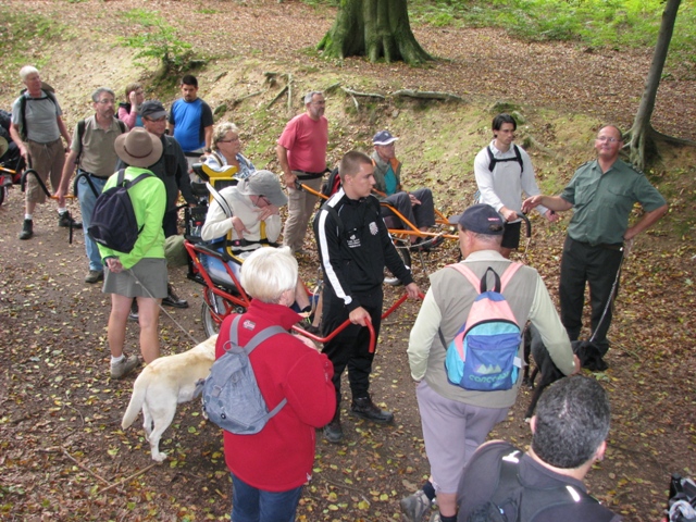 Randonnée sportive avec joëlettes, Braine-le-Comte,  2011